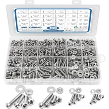 4-406-328-3210-24 Phillips Pan Head Machine Screw Assortment, 700 Pcs.. - £30.62 GBP