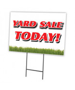 12 x 16 in. Yard Sale Today Yard Sign &amp; Stake - $750.87 MXN