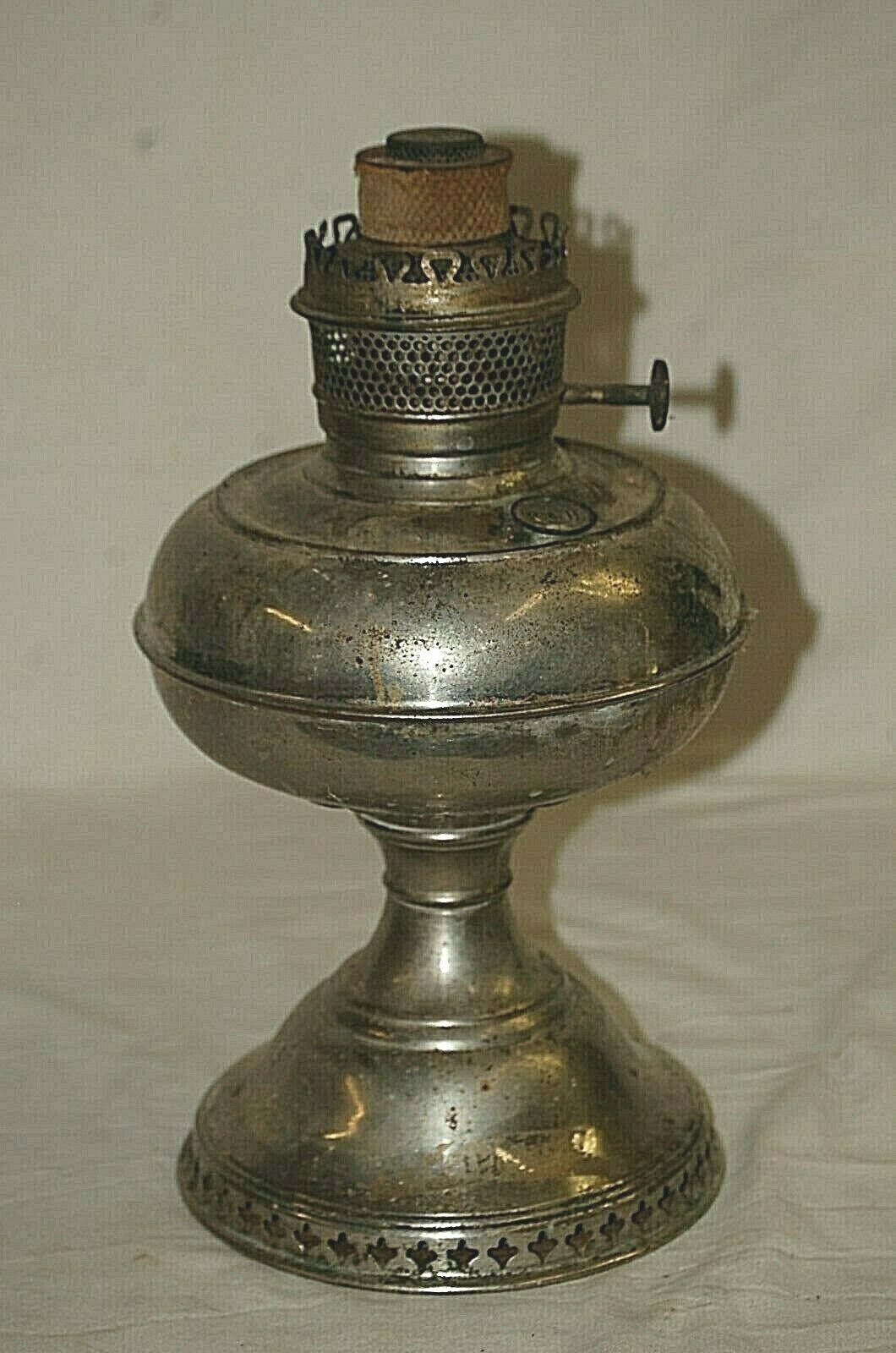 Antique Bradley & Hubbard B&H Oil Lamp Pierced Base Replacement Parts Only - $79.19