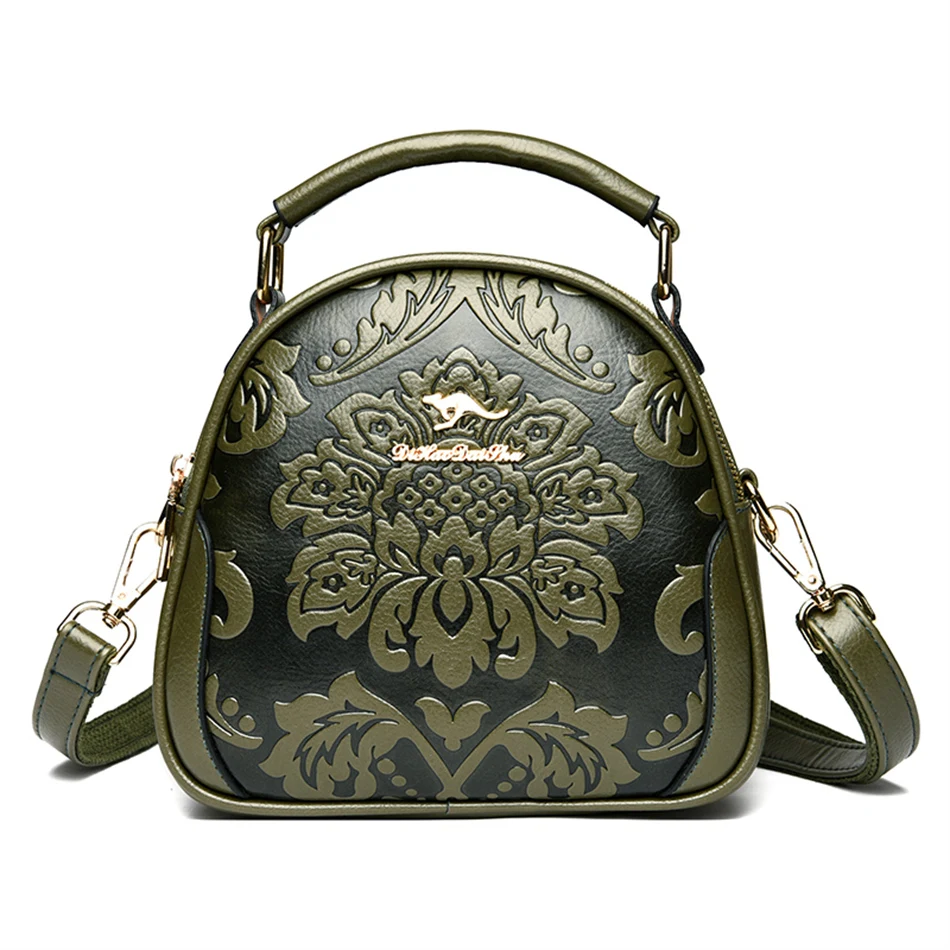 Flower Printed Crossbody Bags 2022 Fashion 2 Layers Trendy Handbags   Wo... - £29.02 GBP