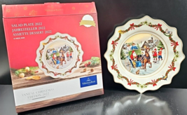Villeroy &amp; Boch 2022 Annual Christmas Edition Salad Plate Holiday Gift Dish NEW - £46.92 GBP