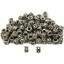 Spacer Bali Bead Antique Silver Plated 5.5mm Approx 100 - £7.33 GBP