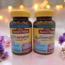 *2* Nature Made Prenatal Folic Acid + DHA, 60 Softgels. Exp 11/25 &amp; 02/26  - £17.85 GBP