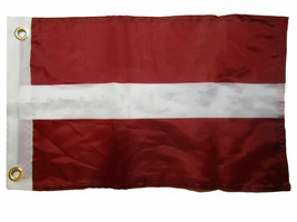 12X18 12&quot;X18&quot; Latvia Country 100% Polyester Motorcycle Boat Flag Grommets 100D - £14.38 GBP