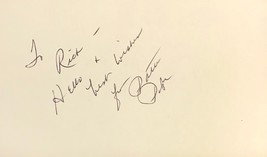 PATTI PAGE AUTOGRAPHED Hand SIGNED 3x5 INDEX CARD AMERICAN SINGER To Ric... - £15.17 GBP