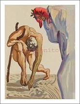 Artebonito - Salvador Dali, Purgatory 7, Woodcut, Divine Comedy - £183.85 GBP