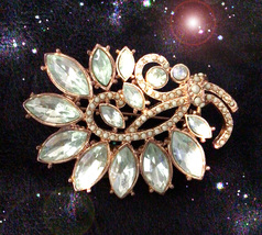HAUNTED ANTIQUE BROOCH ALEXANDRIA&#39;S OWN WITCH&#39;S CIRCLE DANCE HIGHEST MAGICK - £258.21 GBP