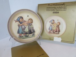 Hummel  2nd Anniversary Plate Spring Dance 281 Bas Relief 1980 Boxed - £10.04 GBP