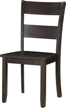 Distressed Walnut Acme Haddie Side Chair (Set-2) - £149.77 GBP