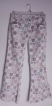 Two 2 Fly Western Flare Jeans Checkered Women&#39;s Size M 30x29 - $269.59 MXN