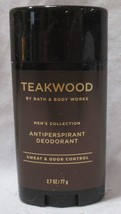 Bath &amp; Body Works Men&#39;s Collection Antiperspirant Deodorant 2.7 oz TEAKWOOD - £15.69 GBP