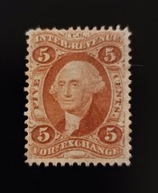 1862 5c U.S. Internal Revenue, First Issue, Washington, R26c, Foreign Ex... - $1.98