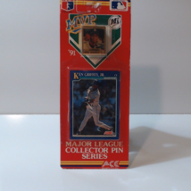 1991 Ken Griffey Jr. Collector Pin Series, Pin and Score 91 Card - £15.95 GBP