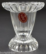 Gorham Crystal Clear Candlestick Holder Votive 4&quot; Tall Collectible Home Decor - £10.09 GBP