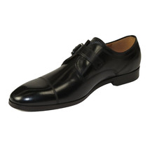 Men's Shoes Steve Madden Soft Leather upper Buckle Strap Covet Black image 4
