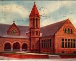 Warder Public Library Building Springfield Ohio OH 1910 DB Postcard - $13.32