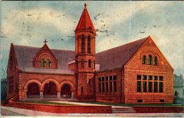 Warder Public Library Building Springfield Ohio OH 1910 DB Postcard - £10.47 GBP