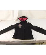 Adult Womens Calvin Klein Nascar Full Zip &amp; Button Black Jacket Pink Lin... - €25,05 EUR