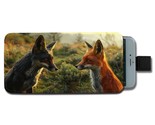 Animal Foxes Pull-up Mobile Phone Bag - £15.95 GBP