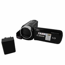 Canon Vixia HF R400 HD Flash Camcorder + Battery 53X Zoom *NO CHARGER* - £62.24 GBP