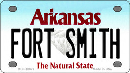 Fort Smith Arkansas Novelty Mini Metal License Plate Tag - £11.95 GBP