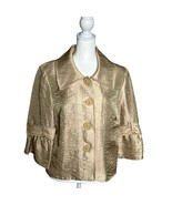 Bentley A Vintage Gold Jacket Medium - $30.84