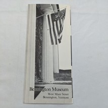 Vintage 1960s Bennington Museum Vermont Brochure - $339.03 MXN