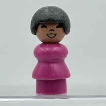 Vintage Fisher Price little people African American woman SUSAN Sesame Street - $7.69