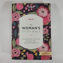 The Womans Study Bible NKJV Receiving Gods Truth Full Color Paperback Guideposts - £10.83 GBP