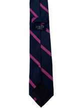 Men&#39;s Silk Neck Tie Necktie J. Crew The Silk Rep Tue Striped Skinny Blue... - £9.03 GBP