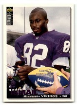 1995 Collector&#39;s Choice #154 Qadry Ismail    Minnesota Vikings Football ID:59946 - $1.67