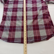 Crown & Ivy Crown Stretch Flannel Stretch Cotton Blend Plaid Shirt Red Men Sz L image 10
