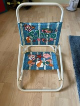 Vintage Elmo Folding Beach Chair Lounge Copyright Henson - $98.99