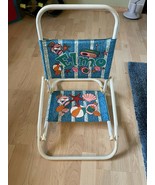 Vintage Elmo Folding Beach Chair Lounge Copyright Henson - £79.32 GBP