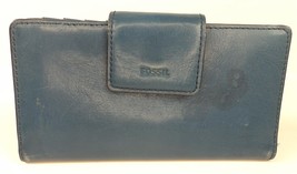 Fossil Women&#39;s Blue Leather Wallet - £18.32 GBP