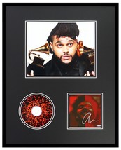 The Weeknd Signed Framed 16x20 CD + Photo Display Weeknd Direct - $346.49