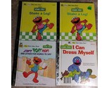 LOT OF 4 First Little Golden Book Sesame Street - ELMO AND GROVER - $10.04