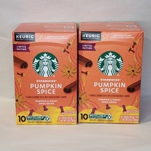 2x Starbucks Coffee 10 Ct K-Cup Keurig Pods Pumpkin Spice Limited Edition - €8,54 EUR