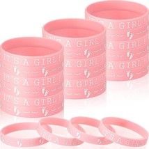 Baby Shower Rubber Bracelets Baby Shower Party Favor Wristbands Baby Sil... - £14.33 GBP