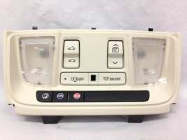 XT5 overhead console switch and light assembly. OnStar, Sunroof. Lt Wheat - $18.00