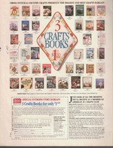 Cross Stitch & Country Crafts Jan/Feb 1994 Sampler Valentine's Angels Designs  - $14.83