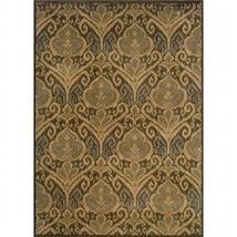 Oriental Weavers Casablanca 4464A 6x9  Rectangle - Green/ Ivory-Nylon/PolyP - £385.92 GBP
