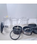 Nutribullet Magic Bullet Blender Nb-101S blade handle  cups lids rings s... - $527.73 MXN