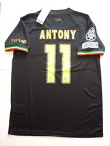 Antony Ajax Amsterdam UCL Bob Marley Stadium Black Third Soccer Jersey 2021-2022 - £71.77 GBP