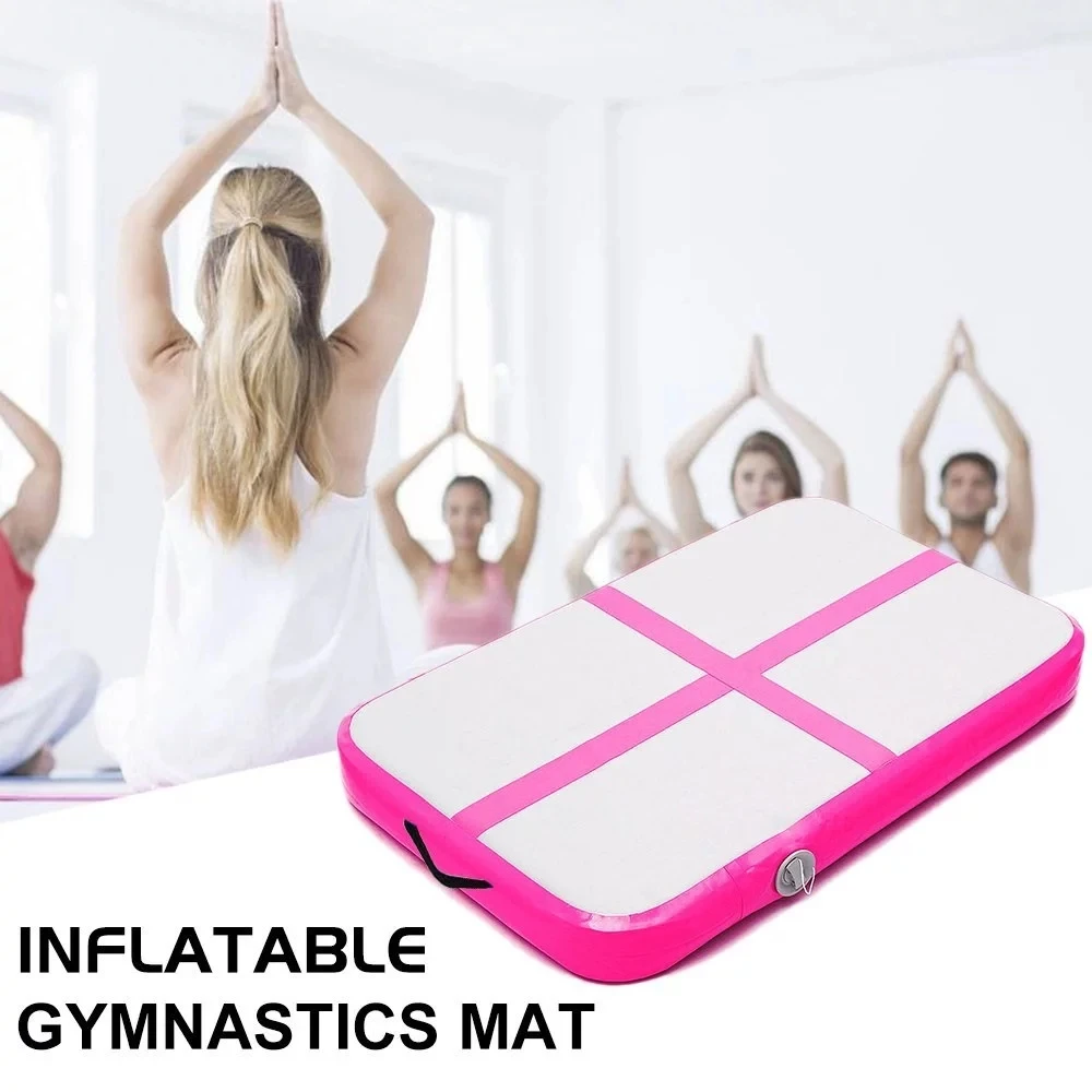 New Inflatable Gym Mat Small Size Airtrack 1*0.6*0.1m Air Block Board Tumb - £109.35 GBP+