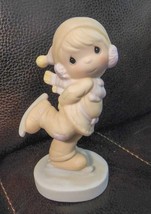 Precious Moments Figurine Dropping in for Christmas #E2350 Mnt - $12.92