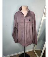 Columbia Fleece Jacket Women&#39;s XL Mauve Brown Soft Cozy NEW - $654.75 MXN