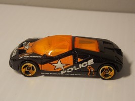 1997 Hot Wheels Ford GT-90 Black &amp; Orange Police  - $3.99