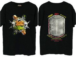 Vintage Concert T Shirt Clash Of The Titans Tour 1991 Anthrax Slayer Rock - £15.30 GBP+