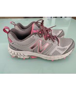New Balance 412v3 Athletic Running Shoes Grey/Pink WTE412M3 Womens Size 8.5 - £23.32 GBP